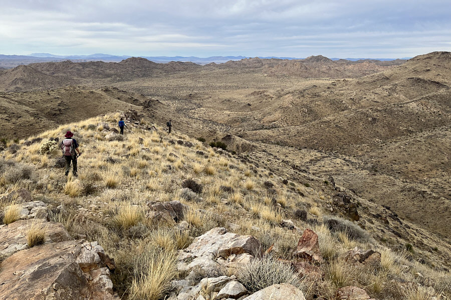 The glorious ridge walk comes to an end.