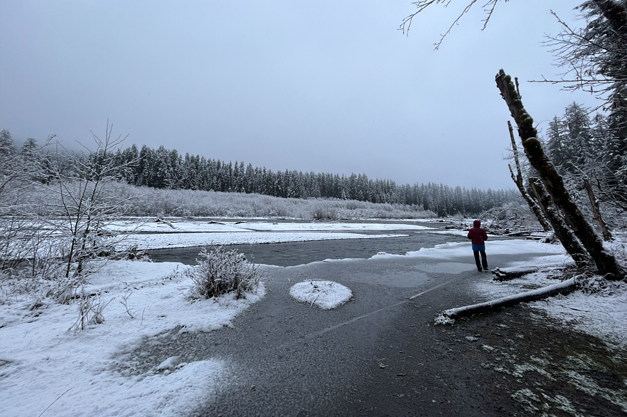 The sun started to come out after this shot.