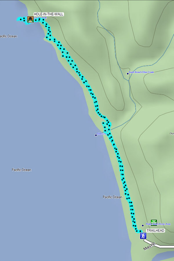 Hard to get lost on this one, but the creek crossing adds some challenge.