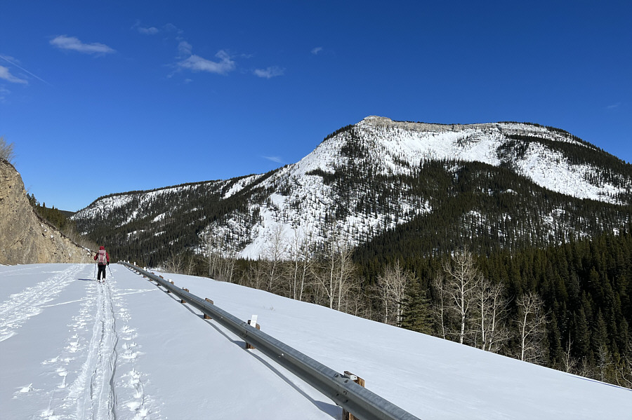 My left ski boot was just killing me at this point!