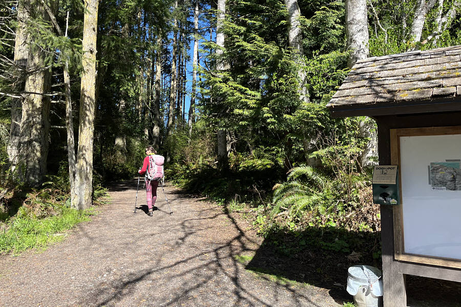 Still felt cool despite all the sunshine.