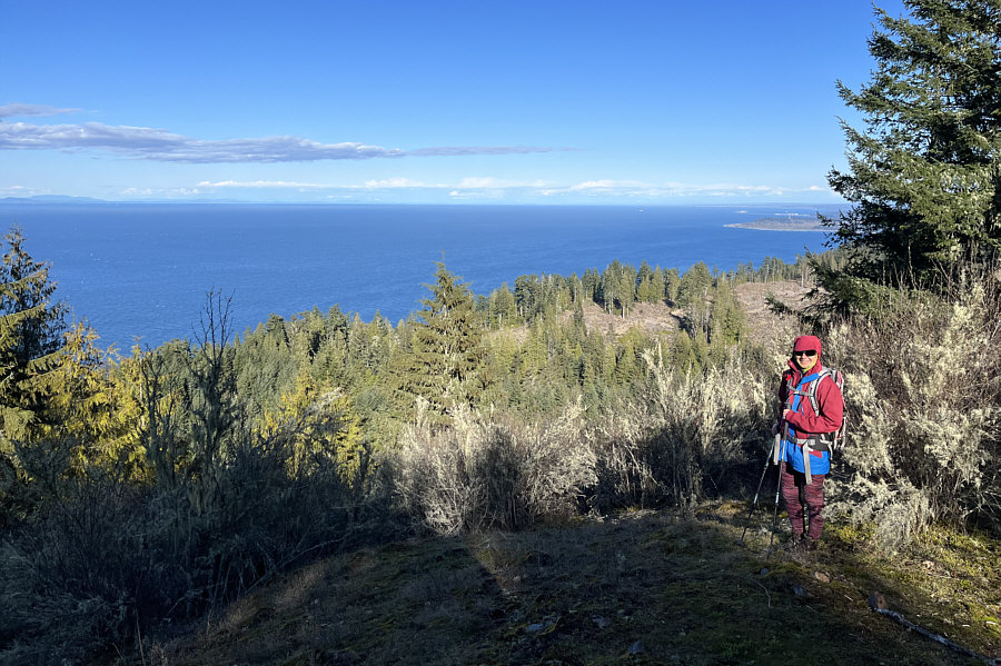 On a clearer day, we could probably see Mount Baker from here.