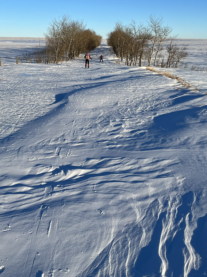 The return ski felt long!