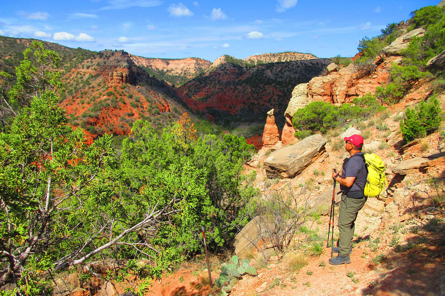 Nicer views here than from the top of the ridge!