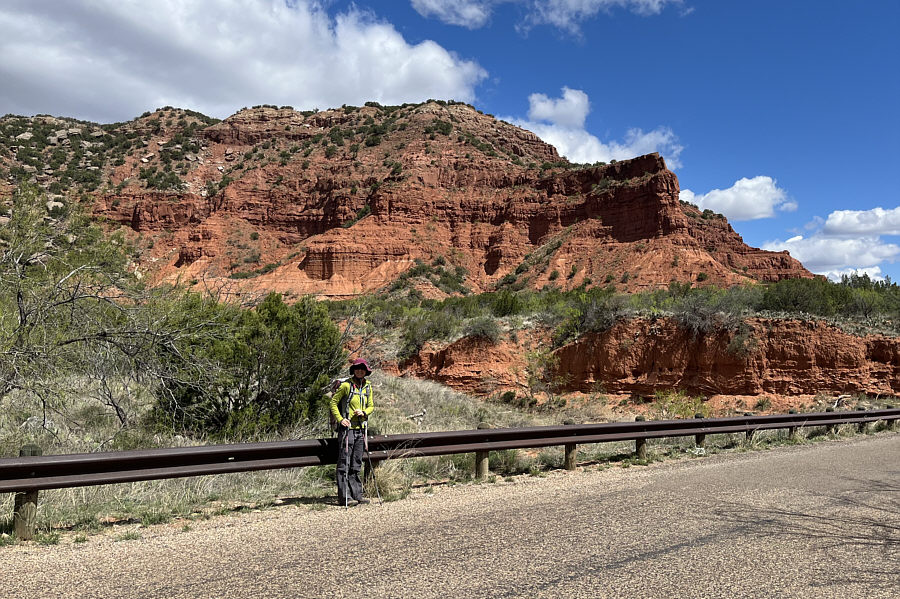 Watch out for motorized traffic!