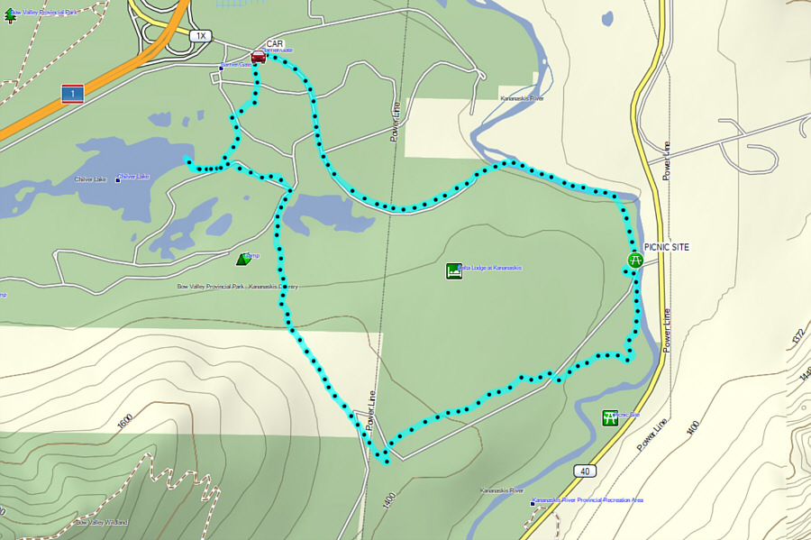 A rare opportunity to ski an area that seldom retains snow.