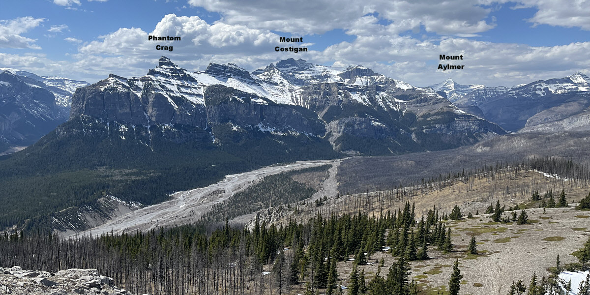 Too bad we can't see Lake Minnewanka from here!