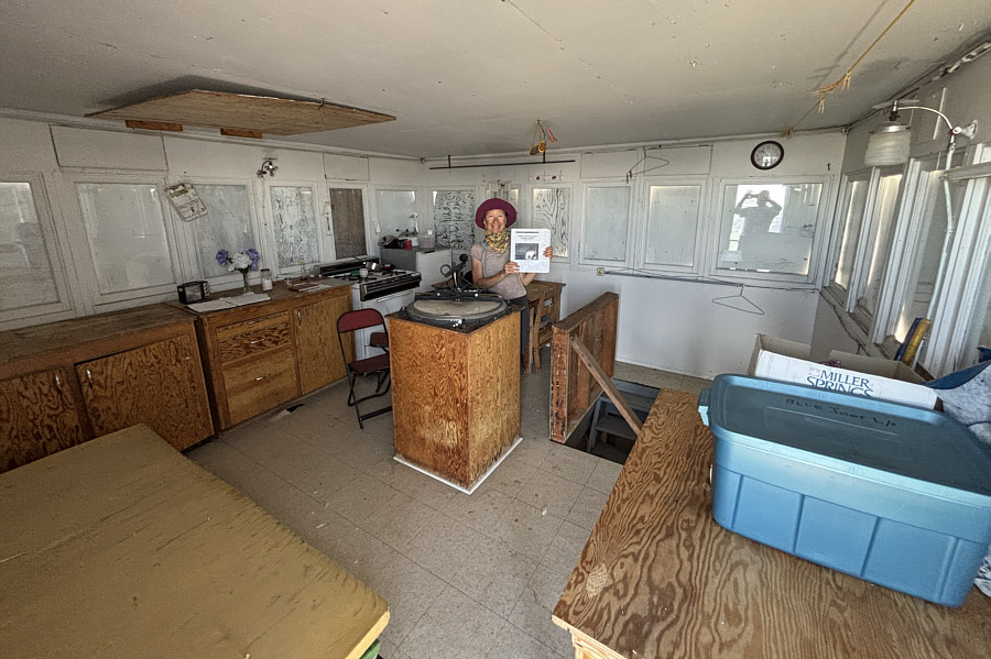 That trap door was freakin' heavy to push up from below!