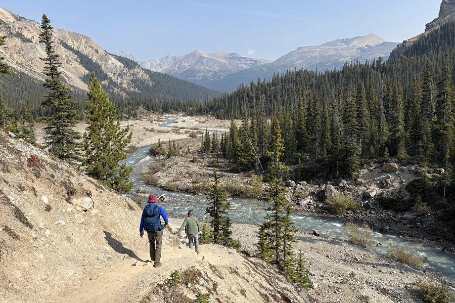 It feels strange NOT being exhausted while hiking out of this area!