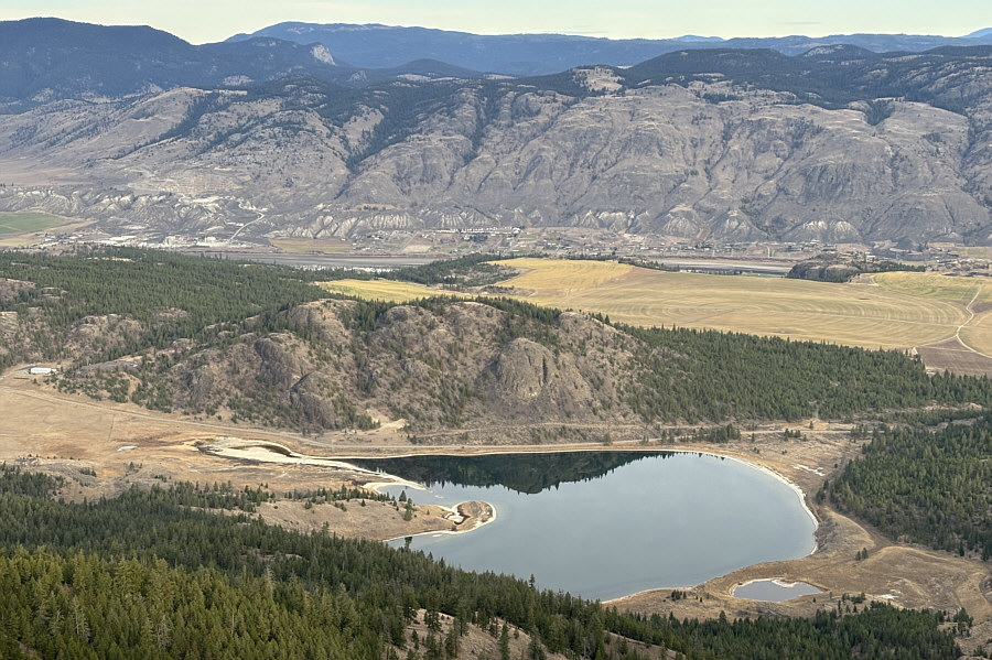 Nice reflection! That small ridge also looks inviting but is probably on private property.
