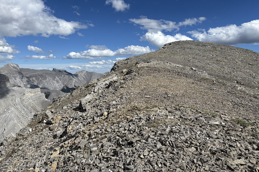 I felt wobbly ascending this final stretch!