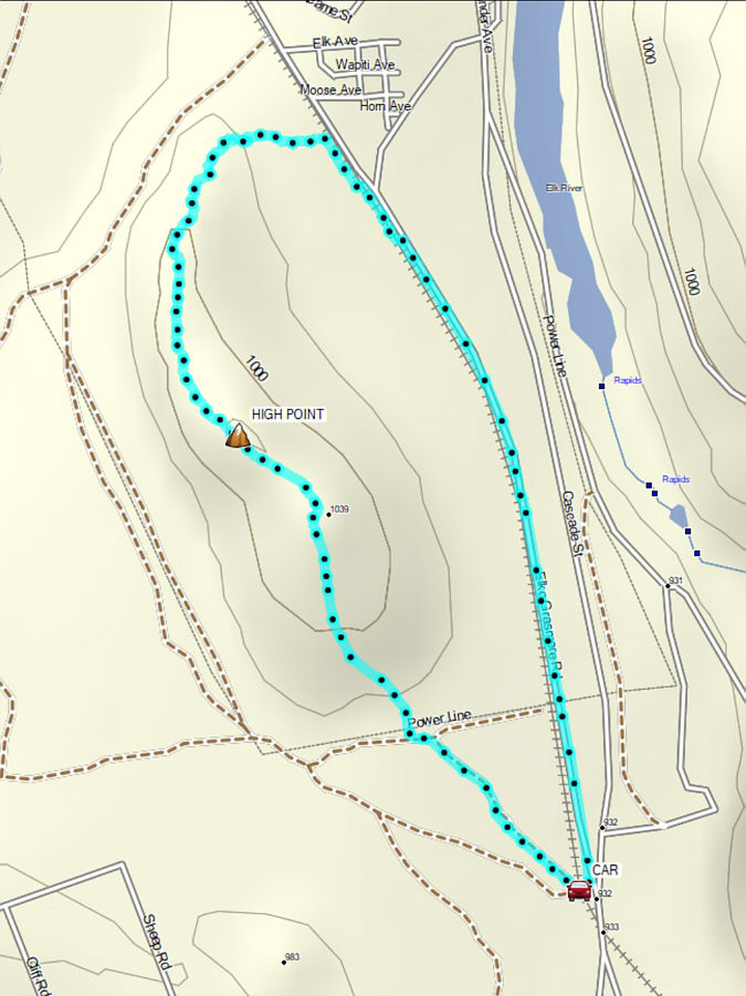 A conveniently short hike to stretch the legs if passing through the area.