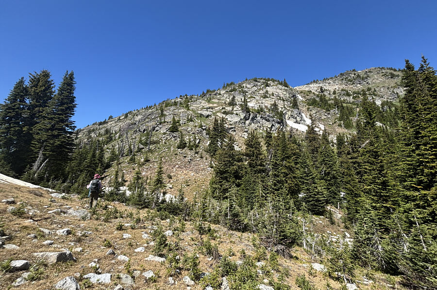 Some steep sloggin' ahead...