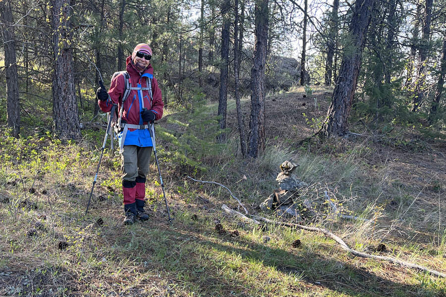 Bright flagging tape would also help greatly here!