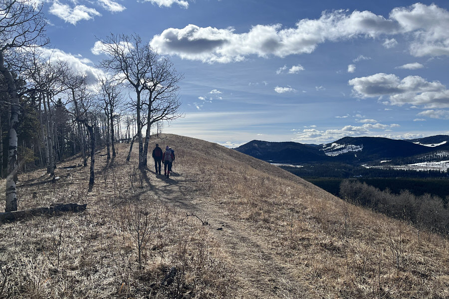 It's about a 30-minute walk from the highway to get here.