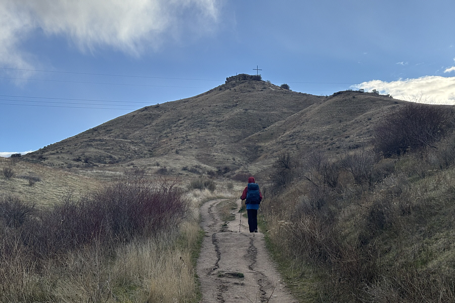 This is the less popular trail to Table Rock.