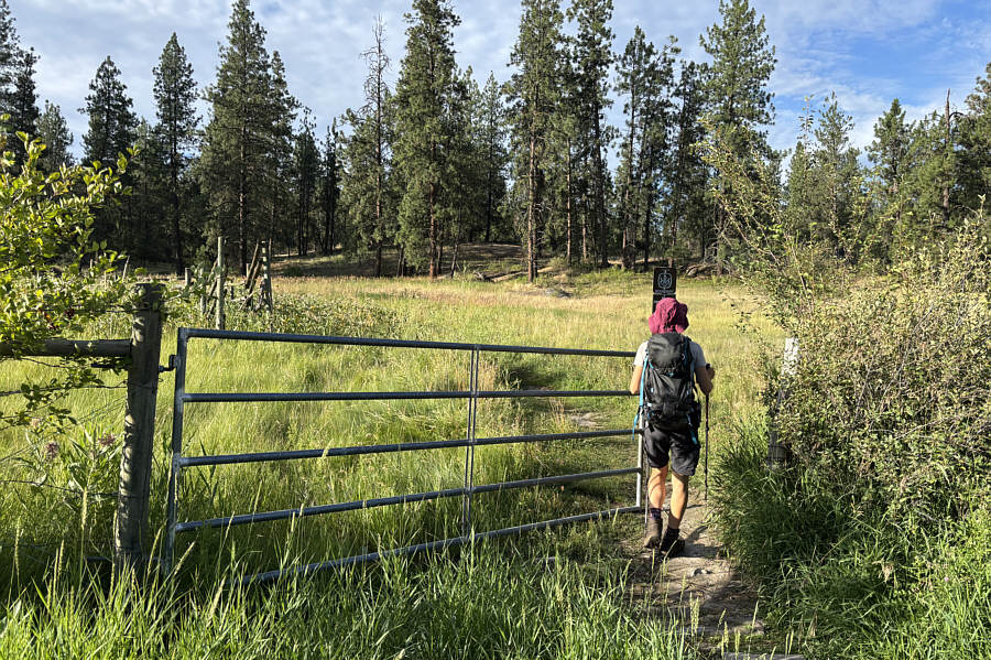 Please close the gate behind you!