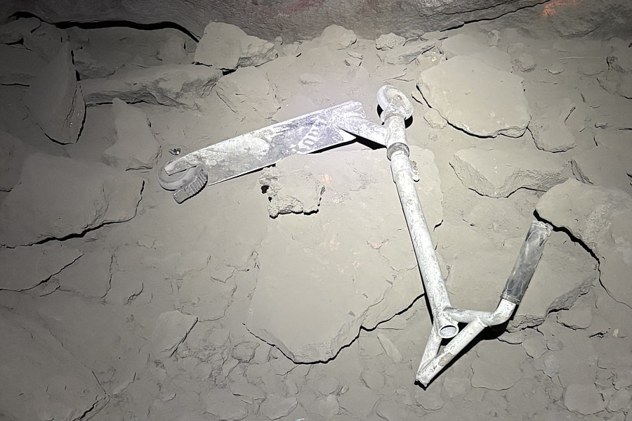 Not quite sure what the person who brought a scooter here was thinking...