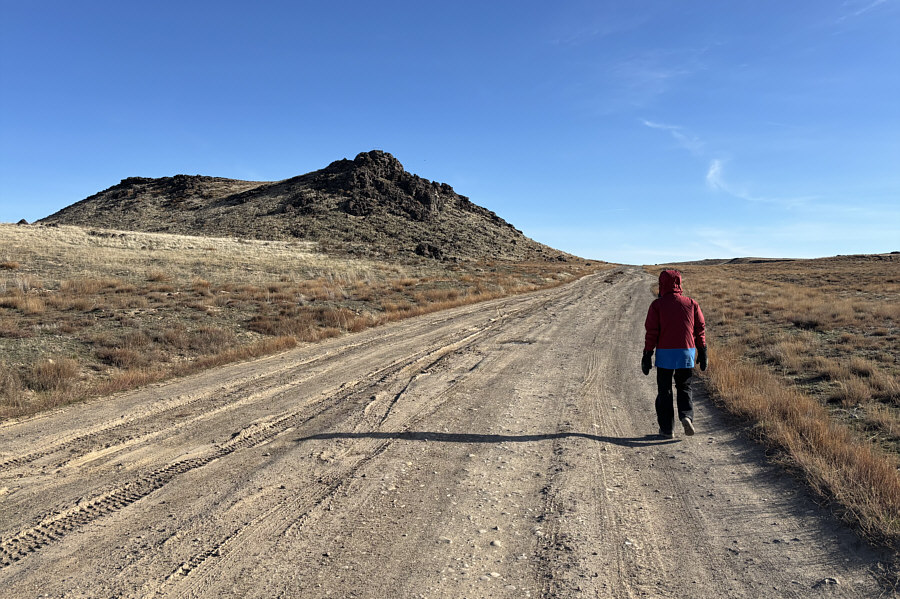 I could've driven this road, but we're here to hike, right?