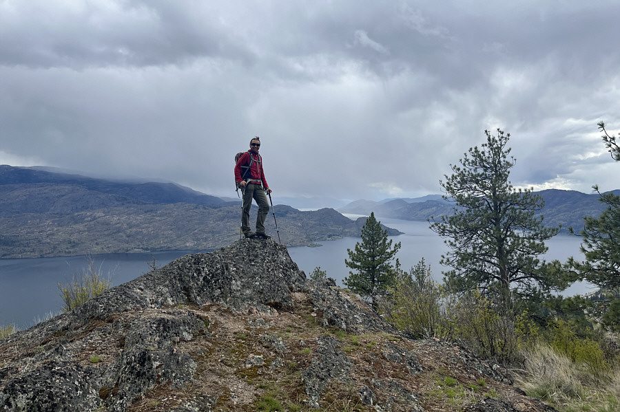 Close enough to possibly be the true summit or just as high.