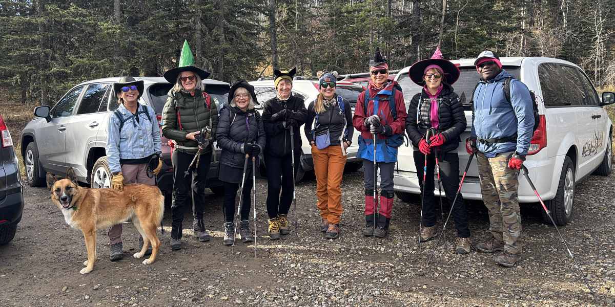 A very scary collection of characters to meet in the woods!