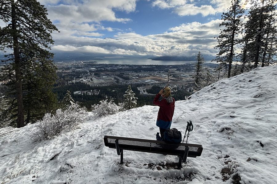 Clearest view of the day.