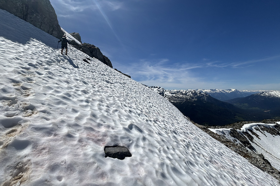 Felt a little naked here without an ice axe...