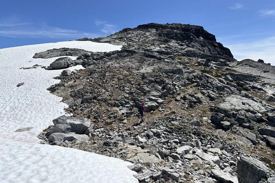 Yeah, we won't be going back down the way we came up!