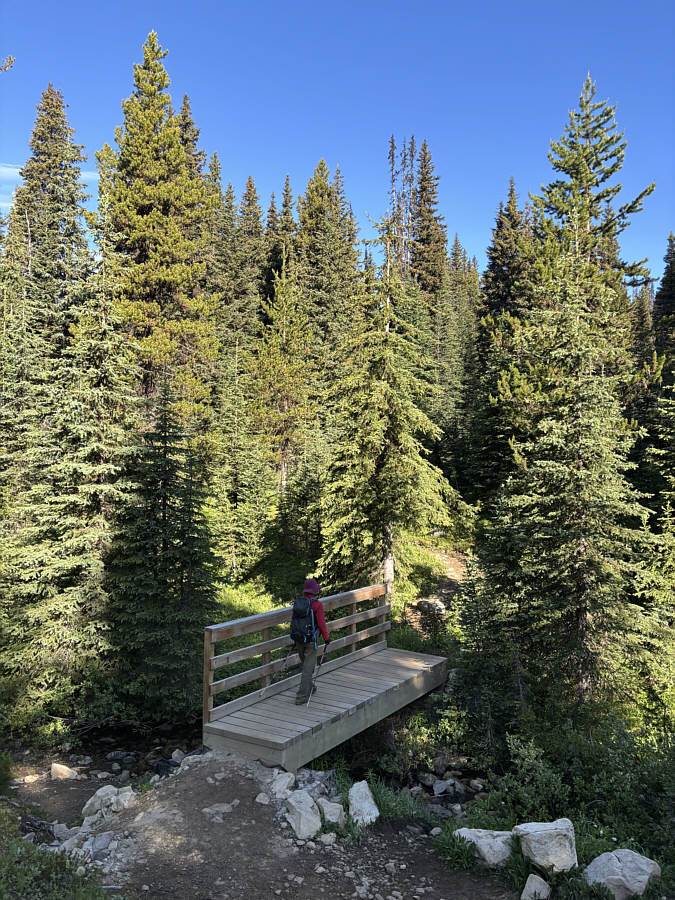 Quite literally, the low point of the hike!