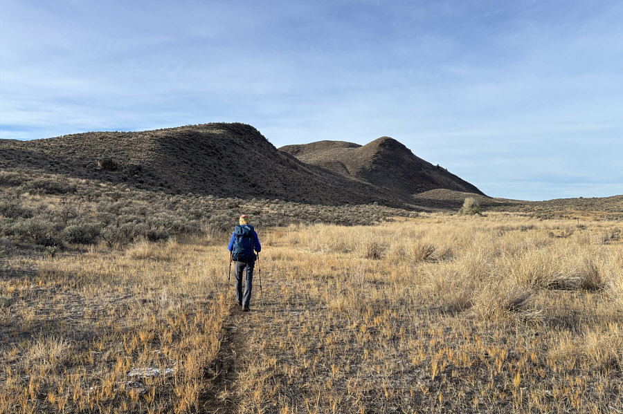 Don't follow the trail which stays low to the right!