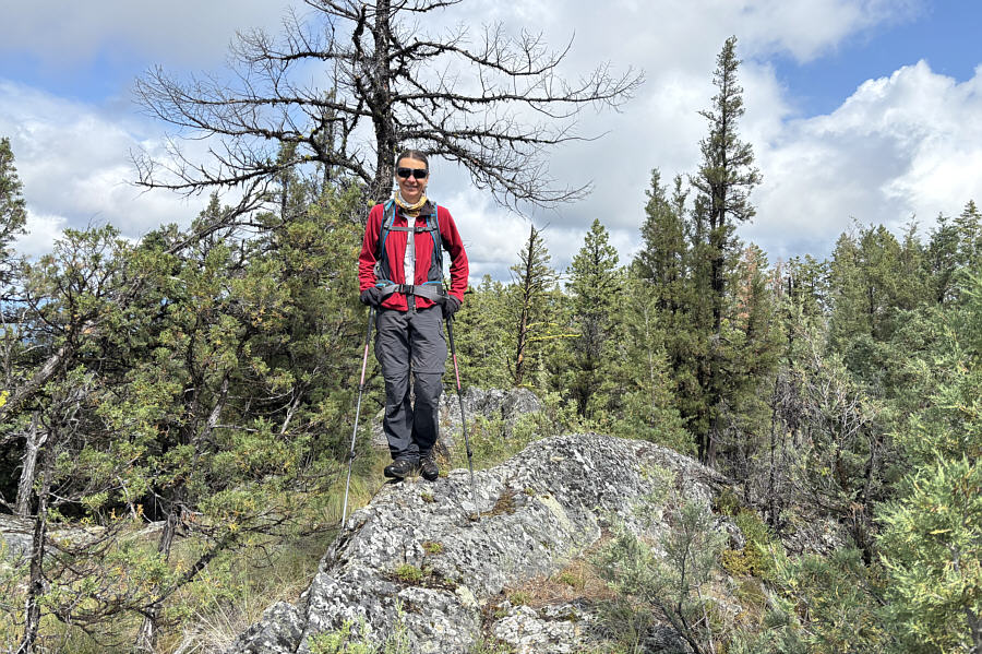 I guess the mountain bikers meant "The Wall Of Trees" 'cause the views kinda suck from here!