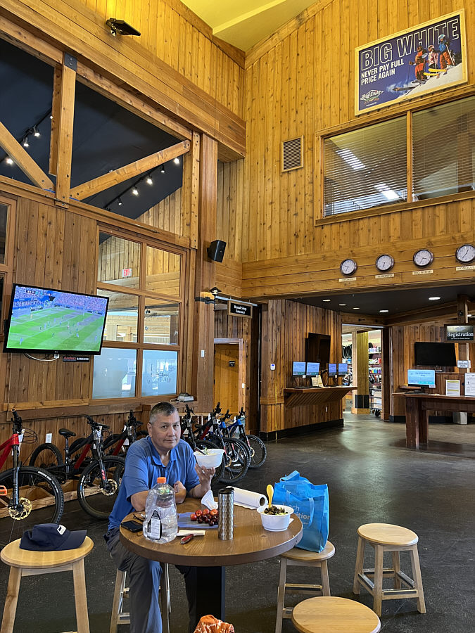 We NEVER pay at all at Big White!