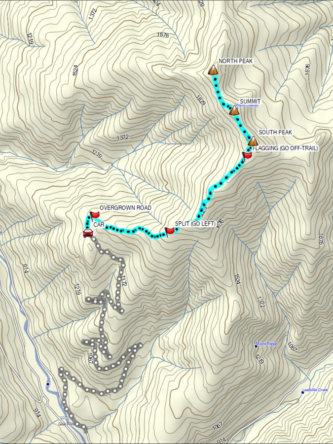 The ascent is a bit boring, but the mountain top offers great ridge walking.