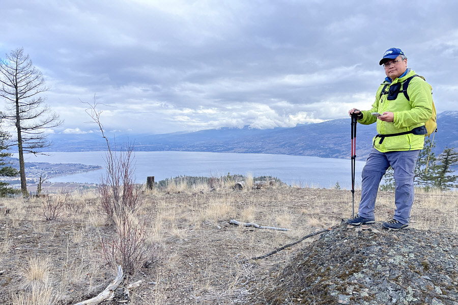 At the time, we didn't know this was the high point of the hike.