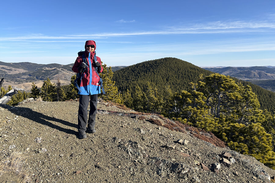 The best high point along the ridge!