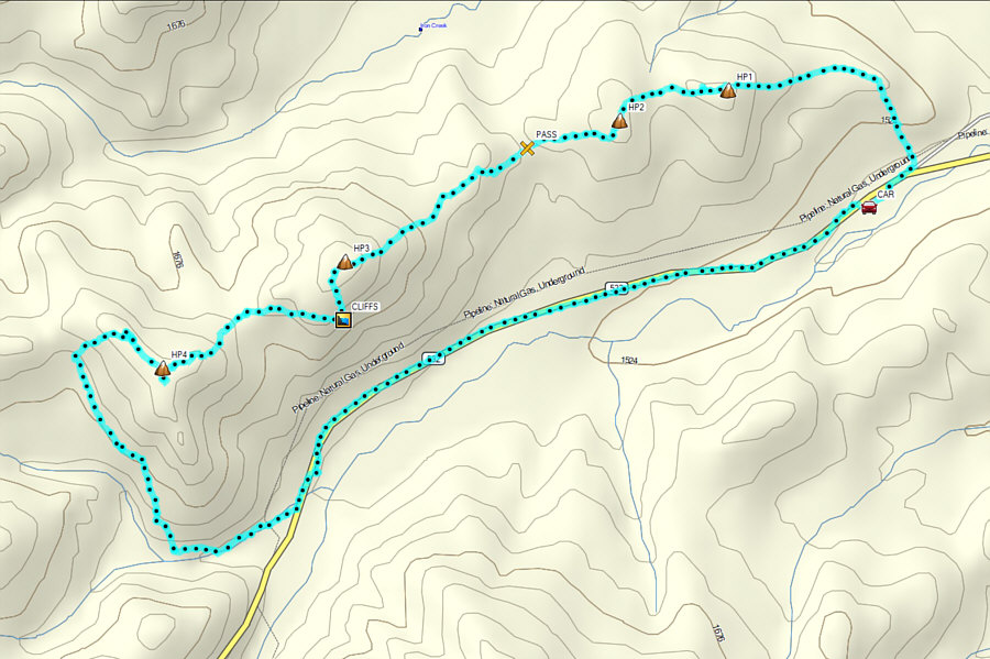 Another easy romp in southern K-Country that's doable year-round.