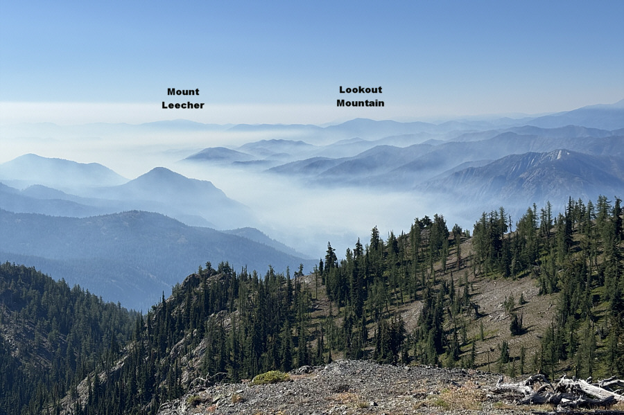 Maybe we should hurry to the summit before we lose all our views!
