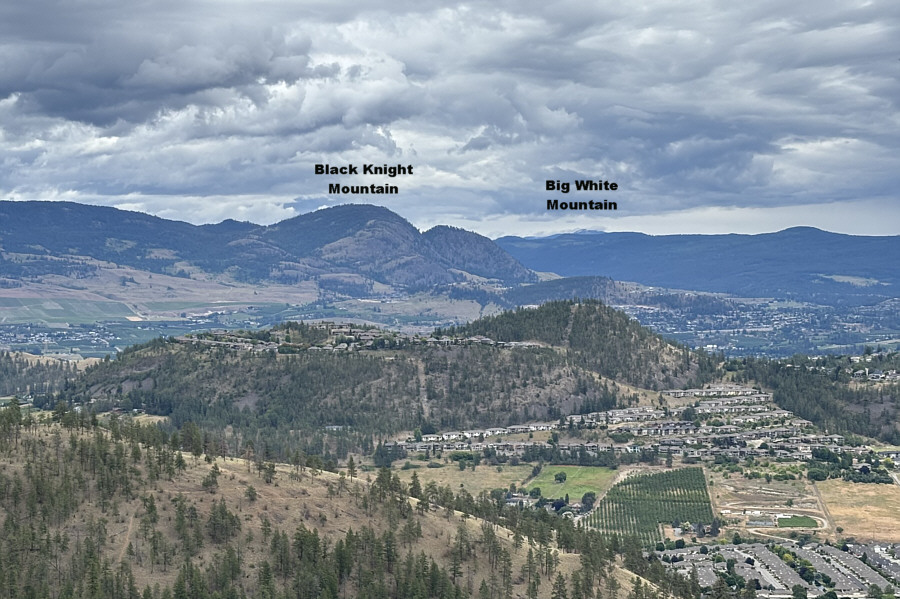 It's crazy how many homes are sitting on the mountain!