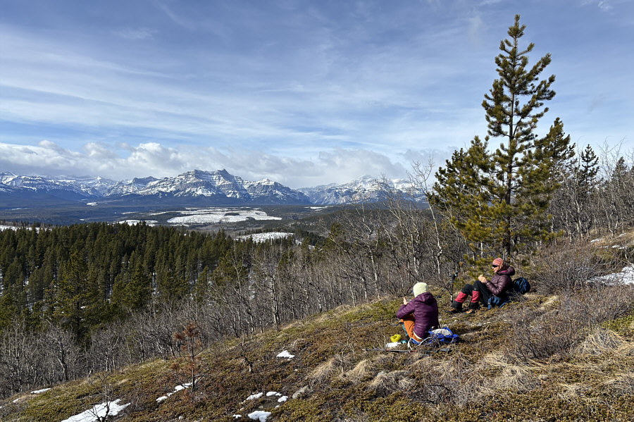 The warm sunshine was nice!