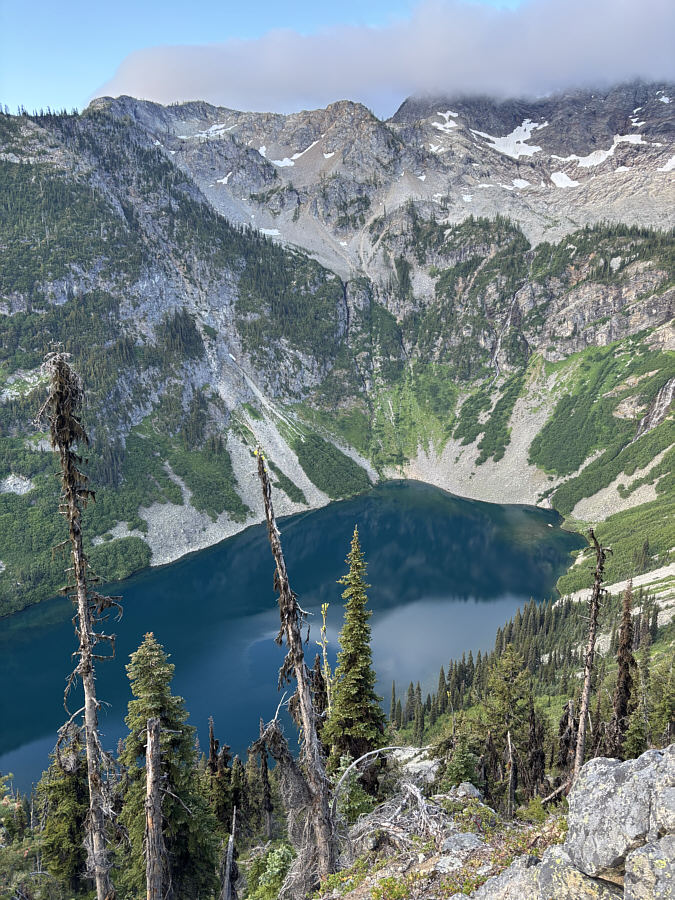 About as good as it gets--we would not get a clearer view of Rainy Lake on this day.