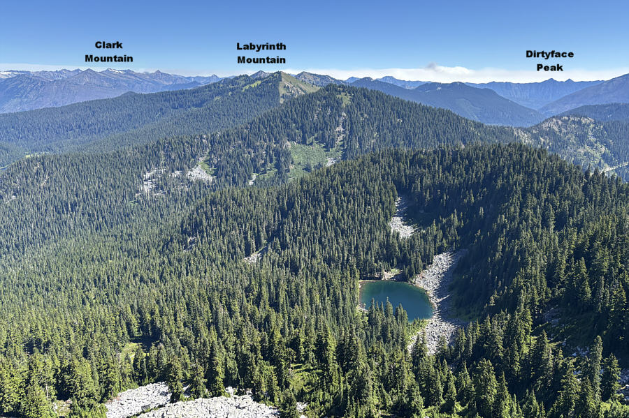 Dow Lake is probably seldom visited.