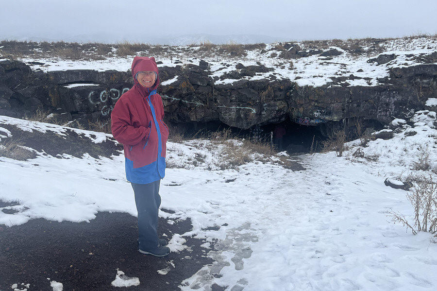 Follow the graffiti.