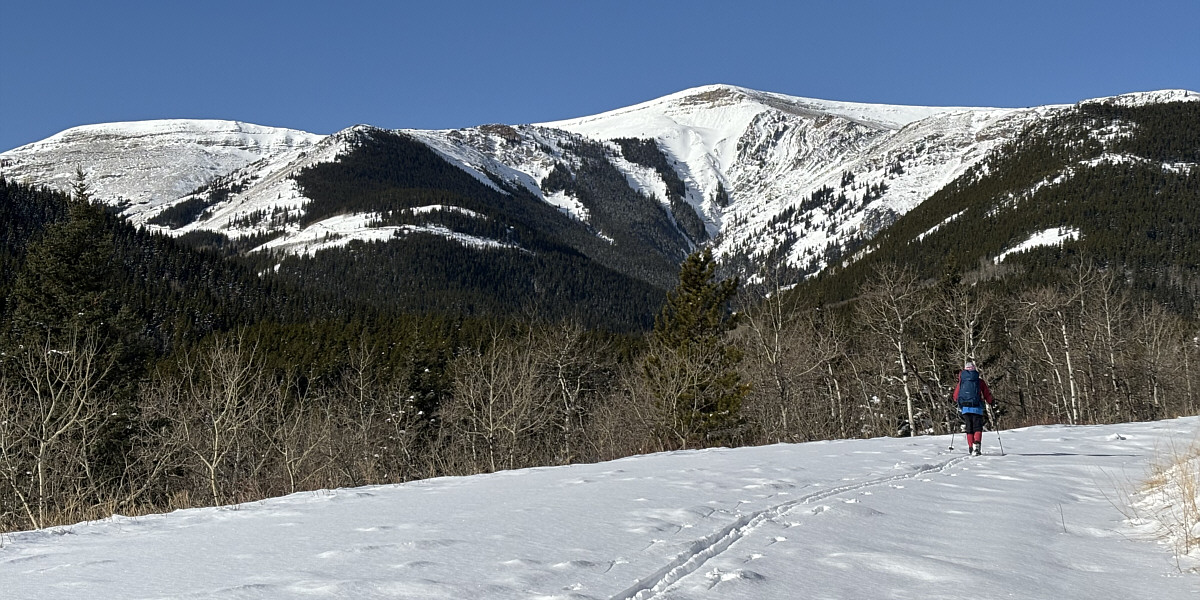 Hailstone Butte looks so nice covered in snow!