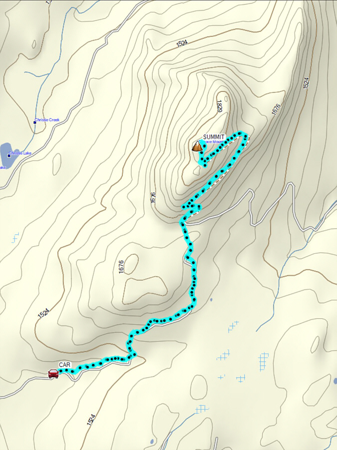 It's a long drive but a simple walk-up.